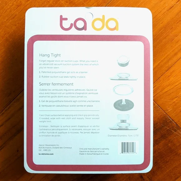 NWT "Ta Da" Large Suction Hooks - Picture 2 of 3